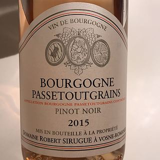 Dom. Robert Sirugue Bourgogne Passetoutgrain Pinot Noir(ドメーヌ・ロベール・シリュグ ブルゴーニュ パストゥグラン ピノ・ノワール)