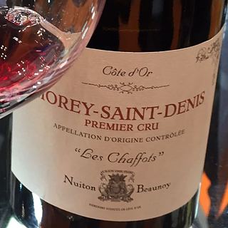 Nuiton Beaunoy Morey Saint Denis 1er Cru Les Chaffots