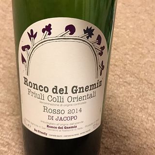 Ronco del Gnemiz Rosso di Jacopo(ロンコ・デル・ニェミッツ ロッソ・ディ・ヤコポ)
