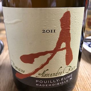 Dom. Alexandre Bain Pouilly Fumé Mademoiselle M