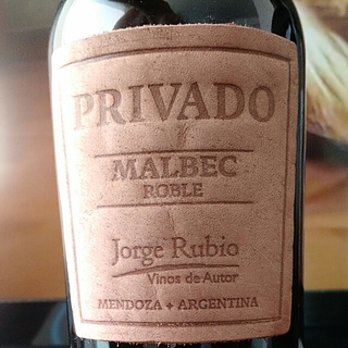 Jorge Rubio Privado Malbec Roble