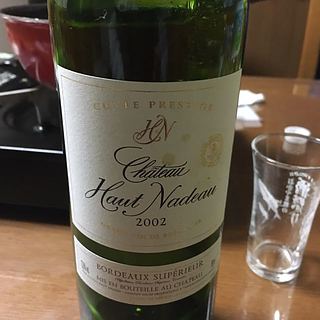 Ch. Haut Nadeau Bordeaux Supérieur(シャトー・オー・ナドー ボルドー・シュペリュール)