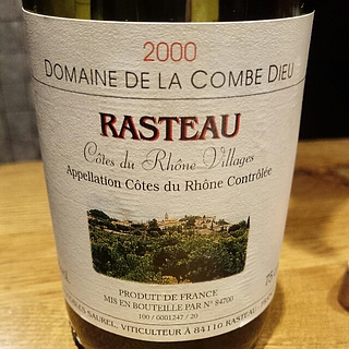 Dom. de la Combe Dieu Côtes du Rhône Villages Rasteau(ドメーヌ・ド・ラ・コンベ・デイヨ コート・デュ・ローヌ ヴィラージュ ラストー)