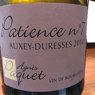 Agnès Paquet Auxey Duresses Patience