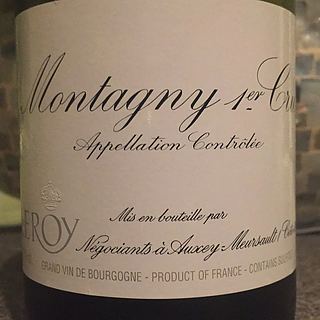 Leroy Montagny 1er Cru