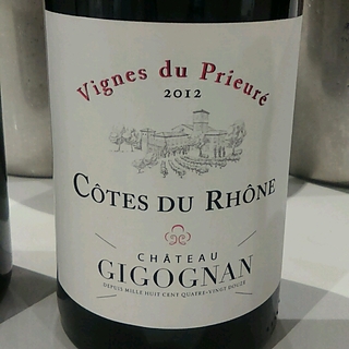 Ch. Gigognan Côtes du Rhône Vignes de Prieuré Rouge(シャトー・ジゴニャン コート・デュ・ローヌ ヴィーニュ・デュ・プリューレ ルージュ)