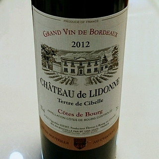 Ch. de Lidonne Côtes de Bourg(シャトー・ド・リドンヌ コート・ド・ブール)