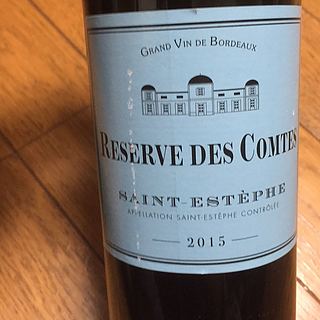 Reserve des Comtes Saint Estephe