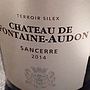 Ch. de Fontaine Audon Sancerre(2014)