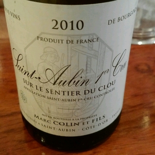 Marc Colin et Fils Saint Aubin 1er Cru Sur Le Sentier du Clou