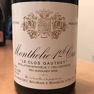 P. Garaudet Monthélie 1er Cru Clos Gauthey