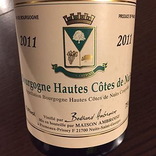 Bertrand Ambroise Bourgogne Hautes Côte de Nuits Blanc