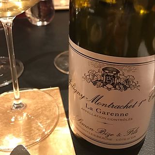 Simon Bize & Fils Puligny Montrachet 1er Cru La Garenne(シモン・ビーズ・エ・フィス ピュリニー・モンラッシェ プルミエ・クリュ ラ・ガレンヌ)