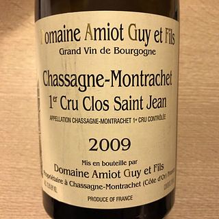 Dom. Amiot Guy et Fils Chassagne Montrachet 1er Cru Clos Saint Jean Rouge