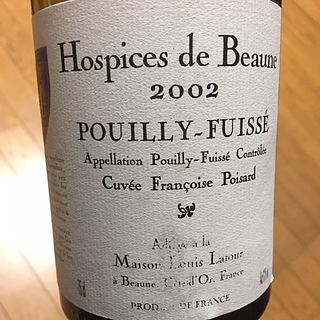 Hospices de Beaune Pouilly Fussé Cuvée Françoise Poisard