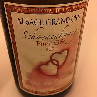 Marc Tempé Pinot Gris Schoenenbourg Coup de Foudre(マルク・テンペ ピノ・グリ シュナンブール クー・ド・フードル)