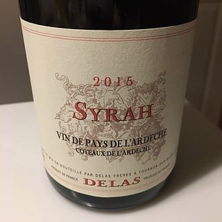 Delas Vin de Pays de L'Ardeche Syrah