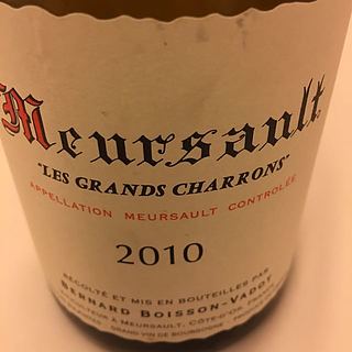 Bernard Boisson Vadot Meursault Les Grands Charrons