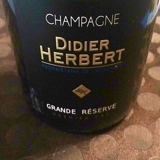 Didier Herbert Brut Grande Reserve(ディディエ・ハーバート ブリュット グランド・レゼルヴ)