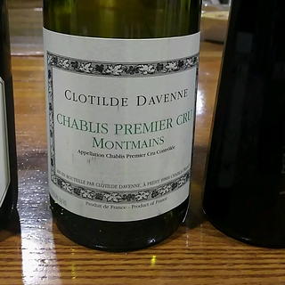 Clotilde Davenne Chablis 1er Cru Montmains