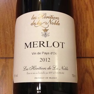 Les Héritiers de La Noble Merlot(レ・エリティエ・ド・ラ・ノーブル メルロ)