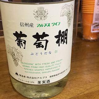 アルプスワイン 葡萄棚 白