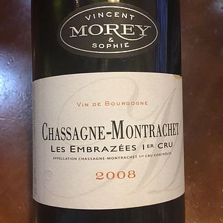Vincent et Sophie Morey Chassagne Montrachet Les Embrazées 1er Cru(ヴァンサン・エ・ソフィー・モレ シャサーニュ・モンラッシェ レ・ザンブラゼ プルミエ・クリュ)
