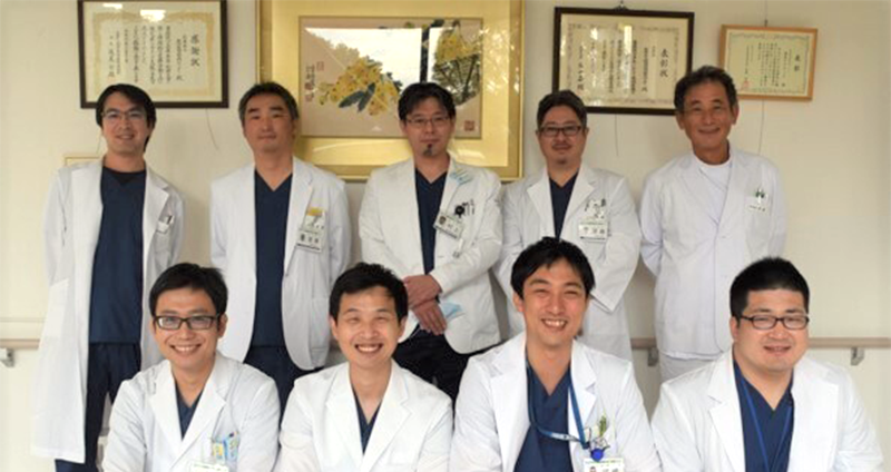 心臓血管外科のメンバー（提供：兵庫県立姫路循環器病センター）