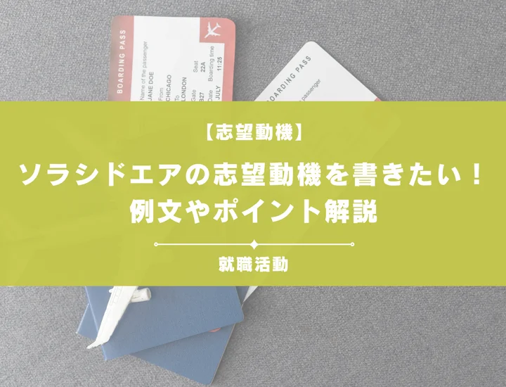 【例文5選】ソラシドエアの志望動機を書きたい！例文や求める人物像も紹介