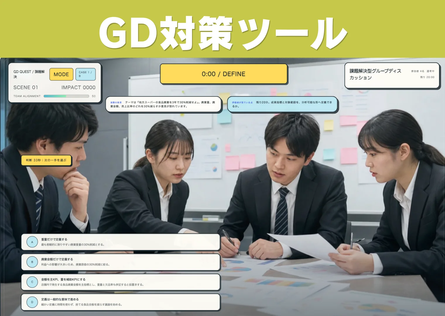 ループディスカッション完全対策ツール