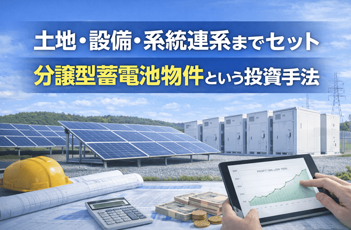 分譲型蓄電池物件