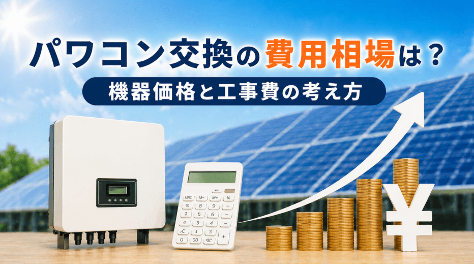 パワコン交換の費用相場