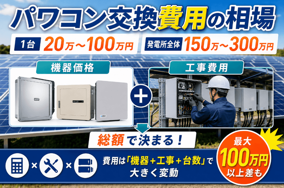 パワコン交換費用と相場