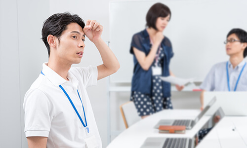 脱水症状気味の男性