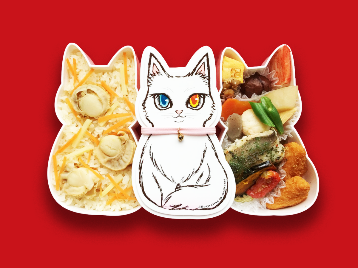 可愛くて美味しい! 行列&即完の「福ねこ弁当」
