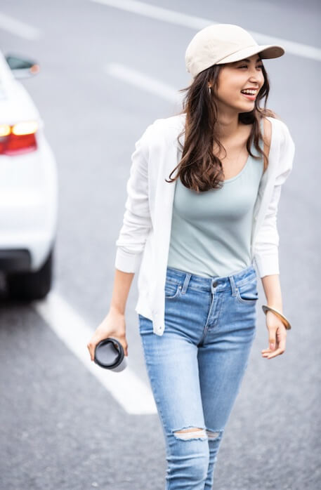 UNIQLOスーピマコットンブラタンクトップが快適。色ち買いが正解です