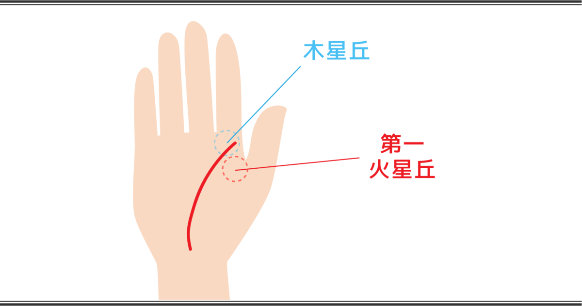 生命線の見方 起点