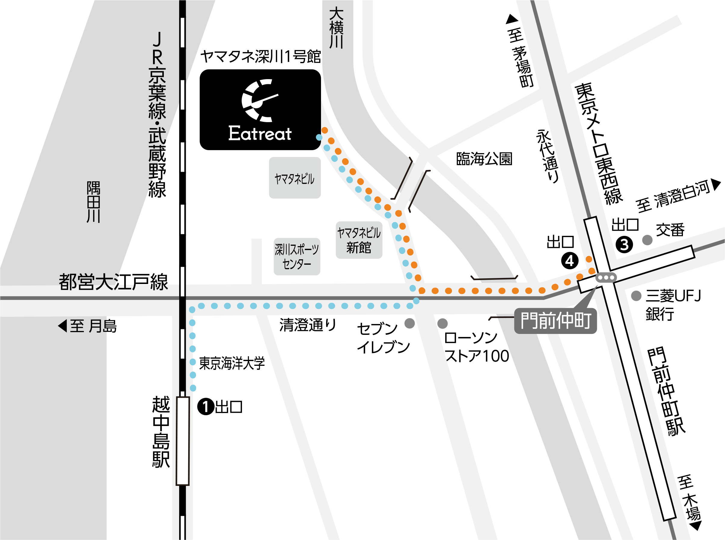 Eatreat map