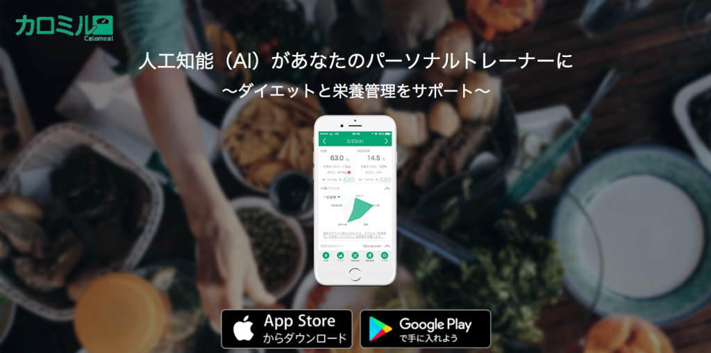 写真からカロリーや栄養素を自動測定——健康管理アプリ「カロミル」は食事画像認識AIを搭載  |  TechCrunch Japan