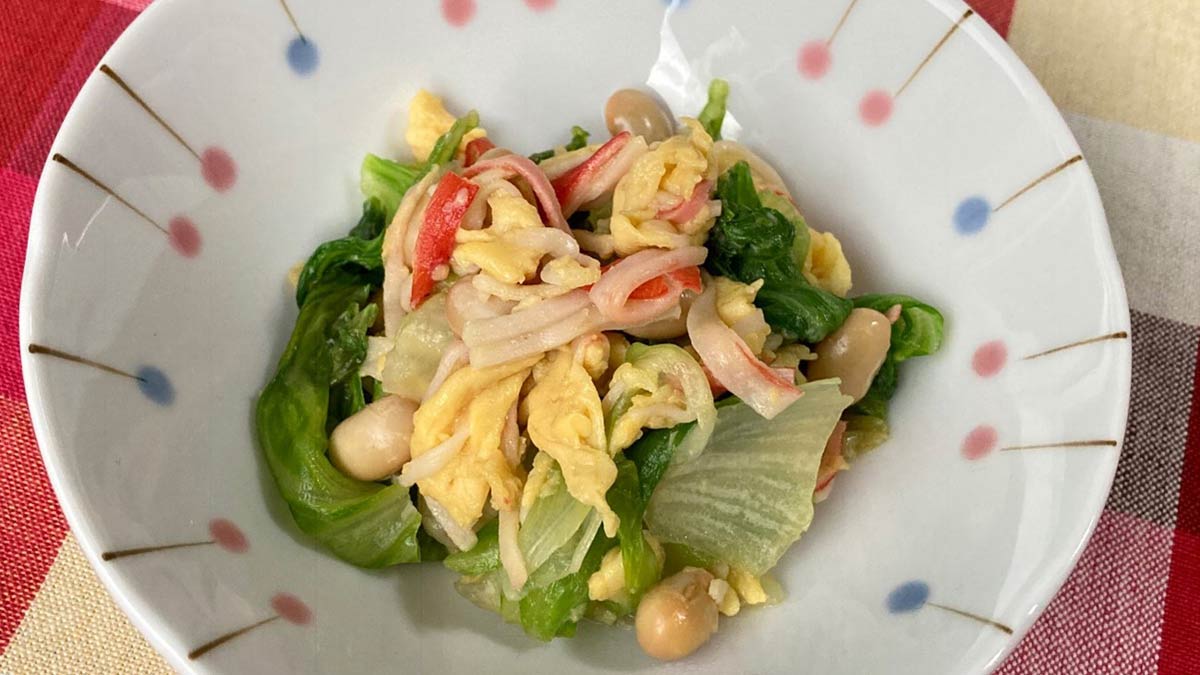 レタスと卵のいため物…「包丁要らず」「おてがる」「たんぱく質豊富」の３条件をかなえました！ | ヨミドクター(読売新聞)