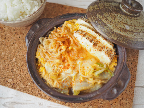ビジネスマンのためのダイエット夜食(64) 低カロリーでも高い栄養価! しらたきと白菜の卵とじ豆腐 | マイナビニュース
