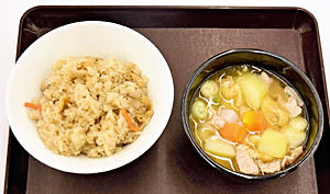 福島県庁食堂に登場！特別メニュー『勝ち飯』　五輪機運向上へ：福島民友ニュース：福島民友新聞社 みんゆうNet