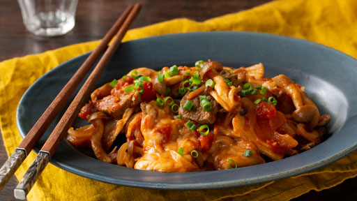 牛肉のトマトとキムチのいため…野菜と一緒に食べる : yomiDr./ヨミドクター(読売新聞)