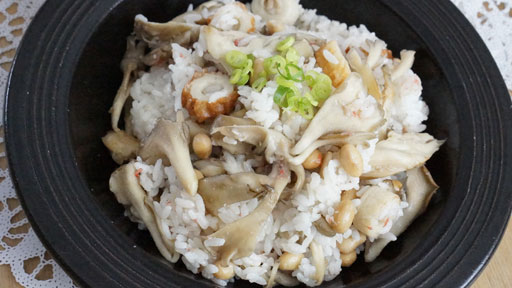 マイタケの混ぜご飯…大豆が含まれているのが給食らしい : yomiDr./ヨミドクター（読売新聞）