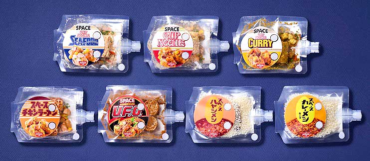 「スペースチキンラーメン」など宇宙日本食7品に拡充 野口氏とともにISSへ 日清食品 - 食品新聞社
