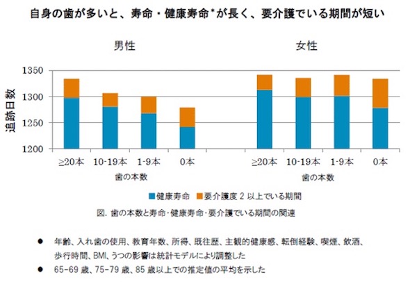 自分の歯が多く残っていると、健康寿命が2〜3カ月長くなる - MONOist(モノイスト)