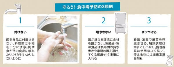 食中毒撃退の3原則 カレーはまず冷やして作り置きに