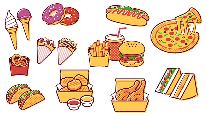 68カ国の12〜15歳18万人の調査で、食料不安とファストフード摂取量に有意な関連