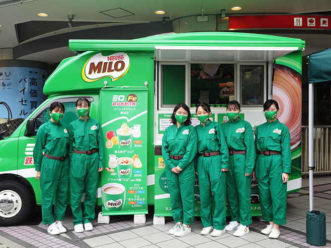 ネスレ「ミロ 鉄分お助け隊」有楽町&渋谷にキッチンカー、季節のフルーツ×「ミロ オトナの甘さ」のアレンジドリンクなど提供|食品産業新聞社ニュースWEB