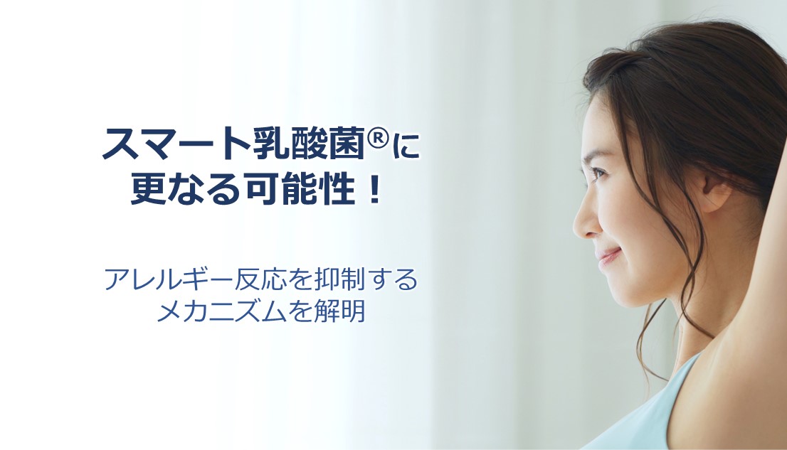 「スマート乳酸菌」に更なる可能性！　アレルギー反応を抑制するメカニズムを解明｜丸善製薬株式会社のプレスリリース